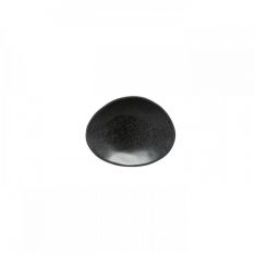 Costa Nova Livia Matte Black Oval 6" Plate